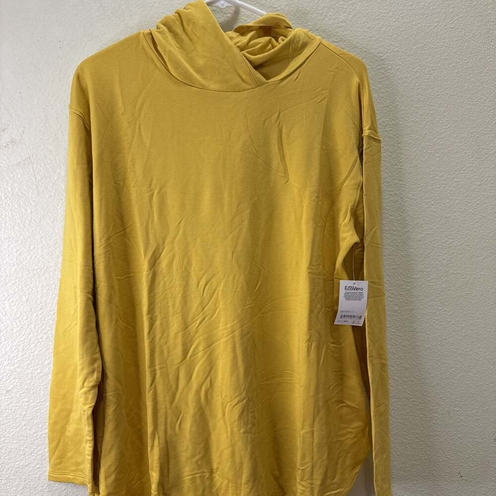 Amazon Essentials Yellow Turtleneck Long Sleeve Top
